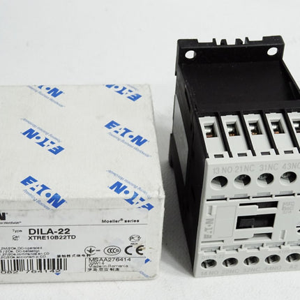 Eaton Hilfsschütz 24VDC XTRE10B22TD DILA-22 / Neu OVP