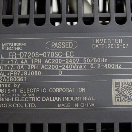 Mitsubishi Inverter D-700 FR-D720S-070SC-EC 1.5kW / Neuwertig