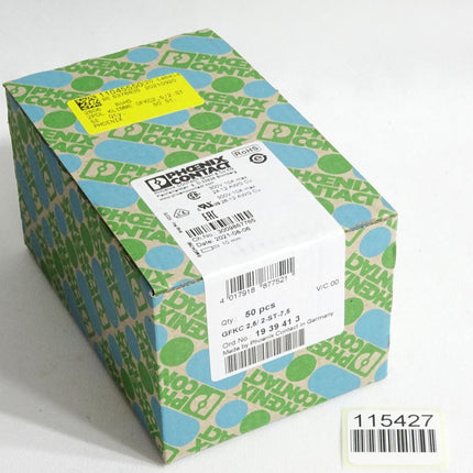 Phoenix Contact 1939413 GFKC 2,5/2-ST-7,5 Inhalt:50 Stecker / Neu OVP versiegelt - Maranos.de
