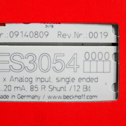 Beckhoff ES3054 analoge Eingangsklemme / Neu OVP versiegelt - Maranos.de