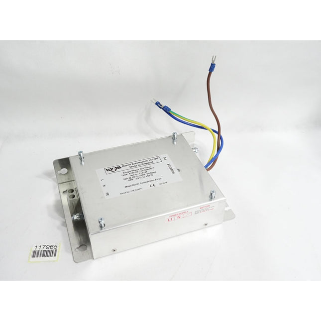 Rasmi Electronics Single Phase RFI Filter FFR-CS-110-26A-RF1 / Neuwertig