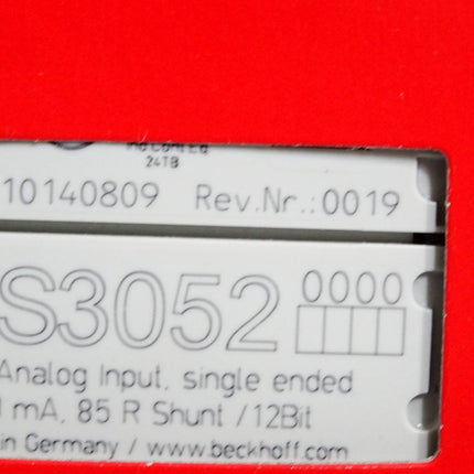 Beckhoff ES3052 analoge Eingangsklemme / Neu OVP versiegelt - Maranos.de