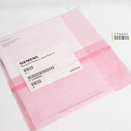 Siemens Beipack für Geräte mit Lithium Batterien A5E00197234 Neu OVP versiegelt - Maranos.de