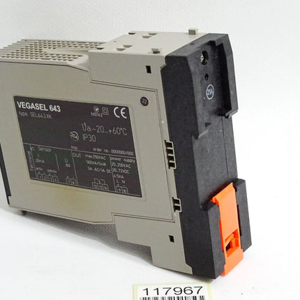 Vega Vegasel 643 SEL643.XK Anzeige und Bedienelement