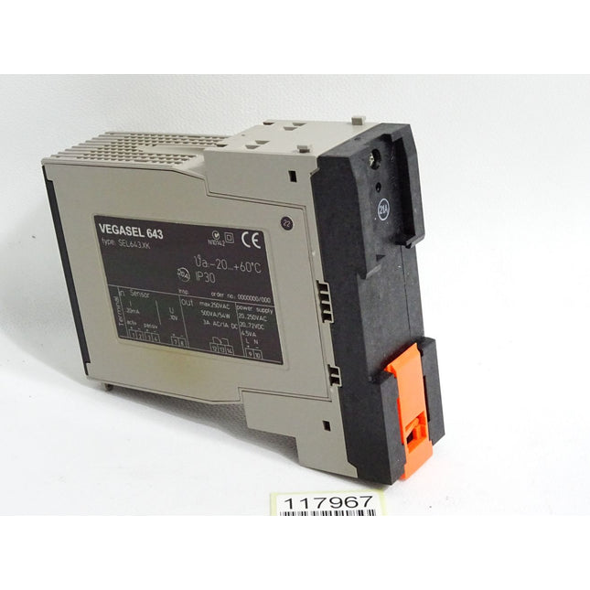 Vega Vegasel 643 SEL643.XK Anzeige und Bedienelement