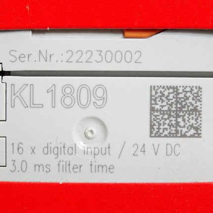 Beckhoff KL1809 digitale Eingangsklemme / Neu OVP versiegelt - Maranos.de