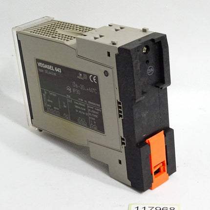 Vega Vegasel 643 SEL643.XK Anzeige und Bedienelement