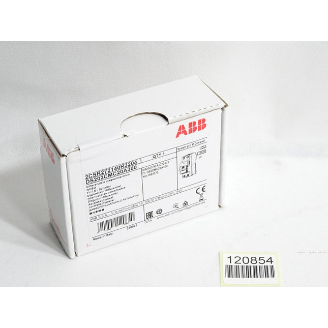 ABB FI/LS-Schalter 2CSR272140R3204 DS202CMC20A300 / Neu OVP - Maranos.de