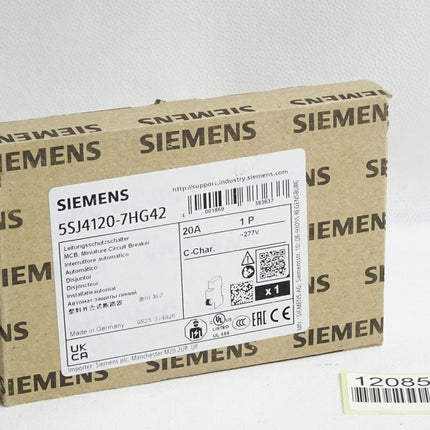 Siemens Leitungsschutzschalter 5SJ4120-7HG42 20A 1P / Neu OVP - Maranos.de