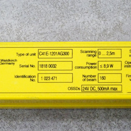 Sick 1023471 C41E-1201AG300 Safety light curtains C4000 Micro Receiver - Maranos.de