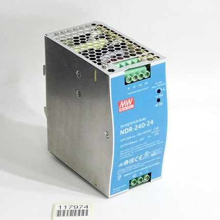 MW Mean Well NDR-240-24 Hutschienen-Netzteil / Neuwertig