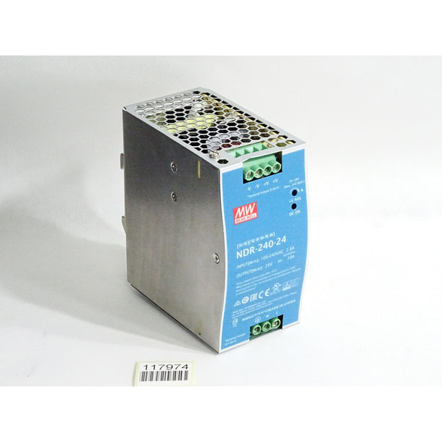 MW Mean Well NDR-240-24 Hutschienen-Netzteil / Neuwertig