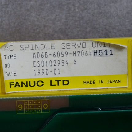 Fanuc Spindle Servo Unit A06B-6059-H206 H511 A20B-1003-0010 -0020 / Neuwertig - Maranos.de