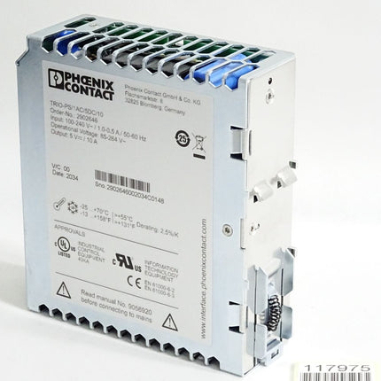 Phoenix Contact 2902646 TRIO-PS/1AC/5DC/10 Stromversorgung / Neuwertig