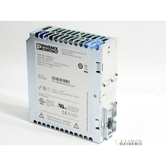 Phoenix Contact 2902646 TRIO-PS/1AC/5DC/10 Stromversorgung / Neuwertig