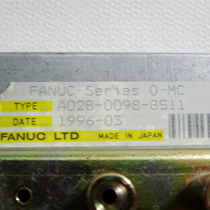 Fanuc Board Series 0-MC A02B-0098-B511 A20B-2000-0175 - Maranos.de