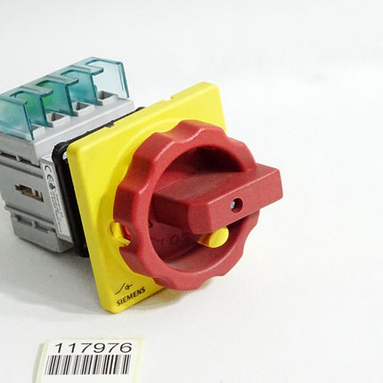 Siemens Lasttrennschalter 3LD 3LD2054-0TK53 7.5kW / Neuwertig