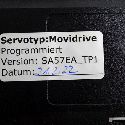 SEW Eurodrive Movidrive MDX61B0040-5A3-4-00 4kW + DER11B / Erneuert - Maranos.de
