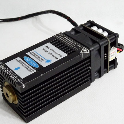 Laser 450nm 30W Lasermodul Feste Brennweite Lasergravurkopf