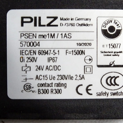 Pilz 570004 PSEN me1M / 1AS Schutztürsystem mit Zuhaltung