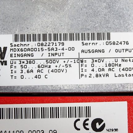 SEW Eurodrive Movidrive MCS41A0015-5A3-4-0T 1.5kW - Maranos.de