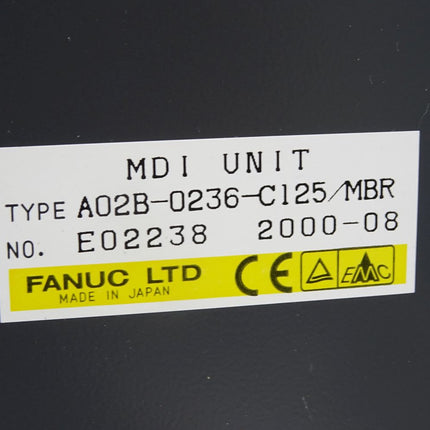 Fanuc Bedienfeld MDI Unit A02B-0236-C125 / Unbenutzt - Maranos.de