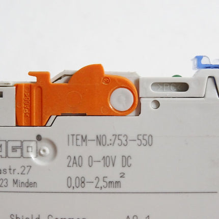 Wago 753-550 2-Kanal-Analogausgang - Maranos.de