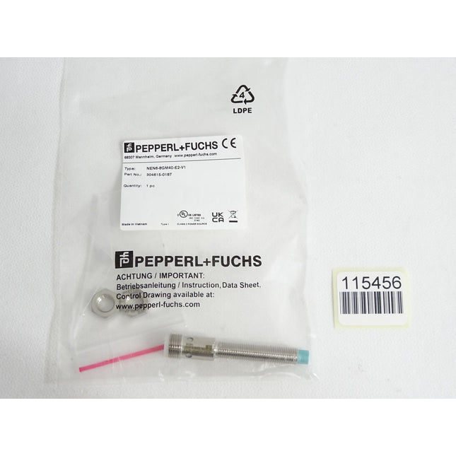 Pepperl+Fuchs 304615-0187 Induktiver Sensor NEN6-8GM40-E2-V1 / Neu OVP - Maranos.de