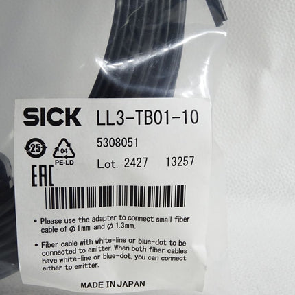 Sick 5308051 Lichtleiterkabel LL3-TB01-10 / Neu OVP - Maranos.de