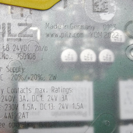 Pilz PNOZsigma contact expansion PNOZ s8 24VDC 2 n/o 750108 / Neuwertig - Maranos.de