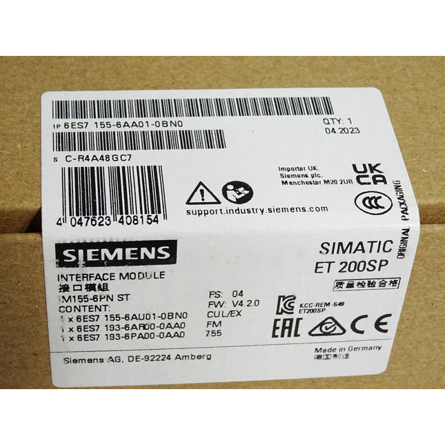 Siemens IM155-6-PN ST 6ES7155-6AA01-0BN0 6ES7 155-6AA01-0BN0 Neu OVP versiegelt