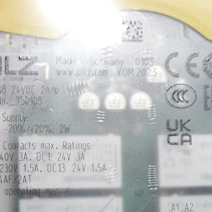 Pilz PNOZsigma contact expansion PNOZ s8 24VDC 2 n/o 750108 / Neu OVP - Maranos.de