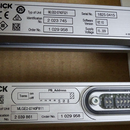 Sick Lichtgitter MLG2-0740P811 (MLGS2-0740F521 + MLGE2-0740P811 ) / Neu OVP - Maranos.de