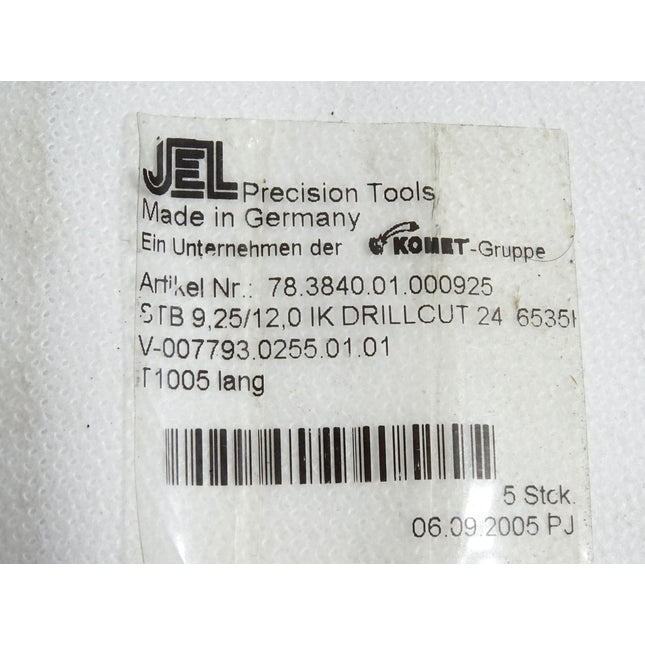 JEL Komet Stufenbohrer STB 9,25/12,0 mit IK Drillcut 24 V-007793.0255.01.01