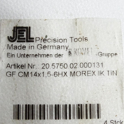 JEL Komet GF C M14x1,5-6HX MOREX mit IK TiN 20.5750.02.000131