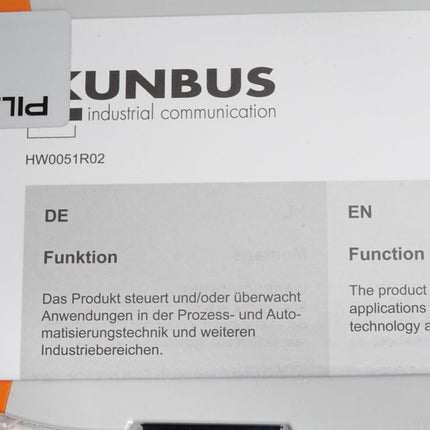 Pilz 25773 Z9000011 Kunbus KUNBUS-GW Modbus TCP 100088 / Neu OVP - Maranos.de
