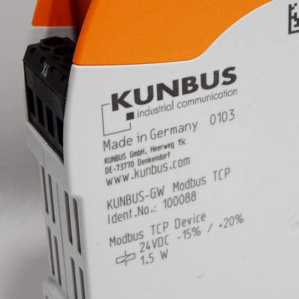 Pilz 25773 Z9000011 Kunbus KUNBUS-GW Modbus TCP 100088 / Neuwertig - Maranos.de