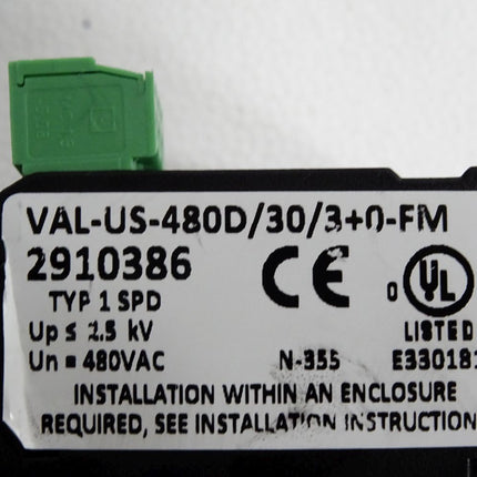 Phoenix Contact 2910386  VAL-US-480D/30/3+0-FM Überspannungsschutzgerät 2910340 - Maranos.de