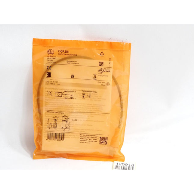 Ifm electronic Reflexlichtschranke O6P201 O6P-FPKG/0,30m/US / Neu OVP - Maranos.de