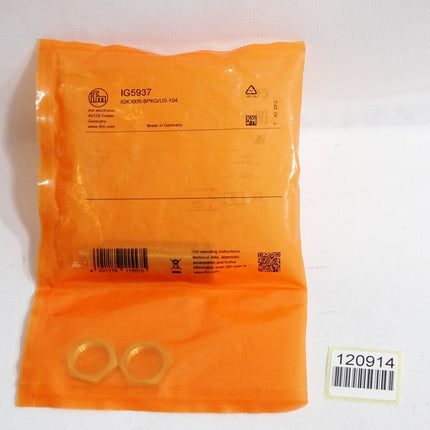 Ifm electronic Induktiver Sensor IG5937 IGK3005-BPKG/US-104 / Neu OVP - Maranos.de