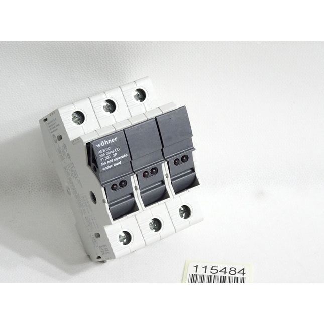 Wöhner Fuseholder 34DX UL4248-4  AES CC 30A 31300 3P - Maranos.de