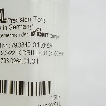 JEL Komet Stufenbohrer STB 19,3/22 mit IK Drillcut 24 V-007793.0264.01.01