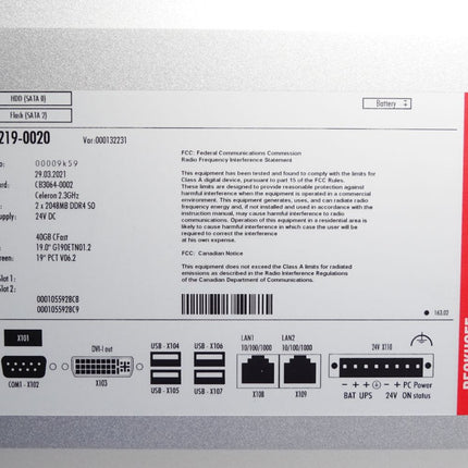 Beckhoff Multitouch-Einbau-Panel-PC CP2219-0020 19" Display 1280x1025 Neuwertig - Maranos.de