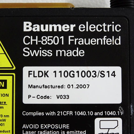 Baumer Electric FLDK 110G1003/S14 SCATEC-2 Exemplarzähler 10151988 - Maranos.de