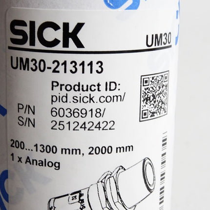 Sick UM30-213113 6036918 Ultraschall-Distanzsensor / Neu OVP - Maranos.de
