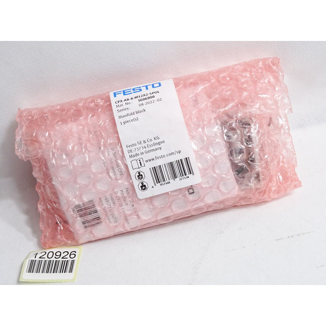 Festo Anschlussblock CPX-AB-8-M12X2-5POL 3606900 / Neu OVP versiegelt
