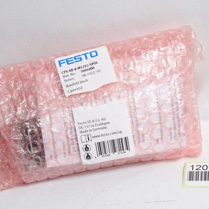 Festo Anschlussblock CPX-AB-8-M12X2-5POL 3606900 / Neu OVP