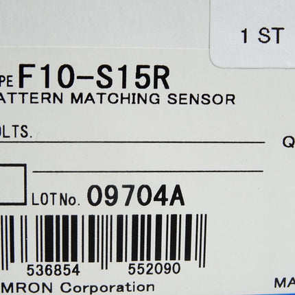 Omron F10-S15R Vision Pattern Matching Sensor / Neu OVP - Maranos.de