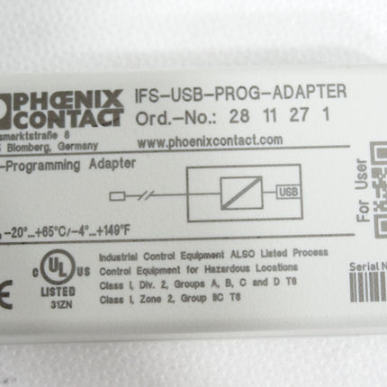 Phoenix Contact 2811271 USB-Programming Adapter - Maranos.de