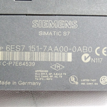 Siemens ET200S IM151 6ES7151-7AA00-0AB0 6ES7 151-7AA00-0AB0 - Maranos.de